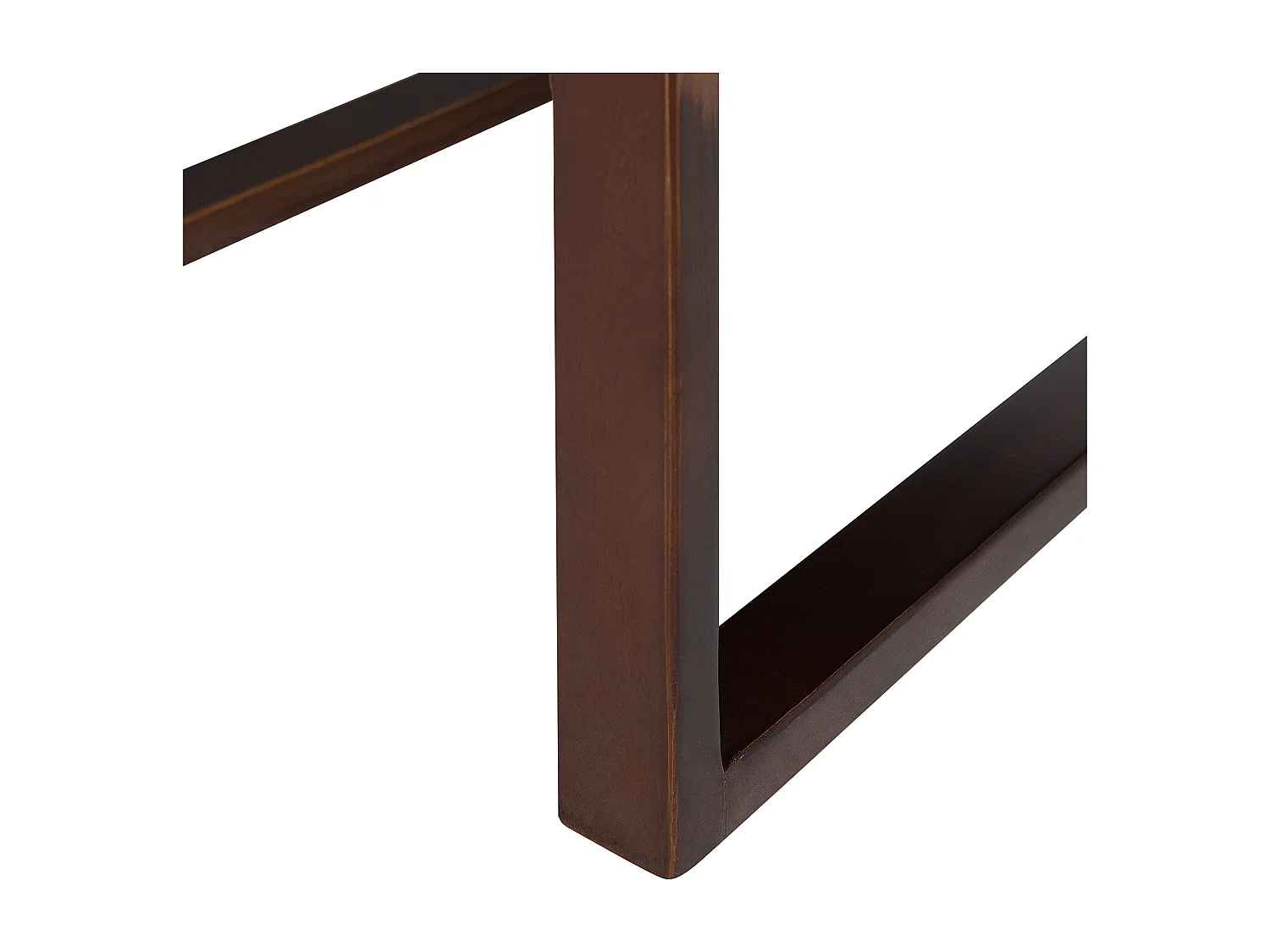 Table de nuit à 1 tiroir GIULIA Bois de pin Marron foncé