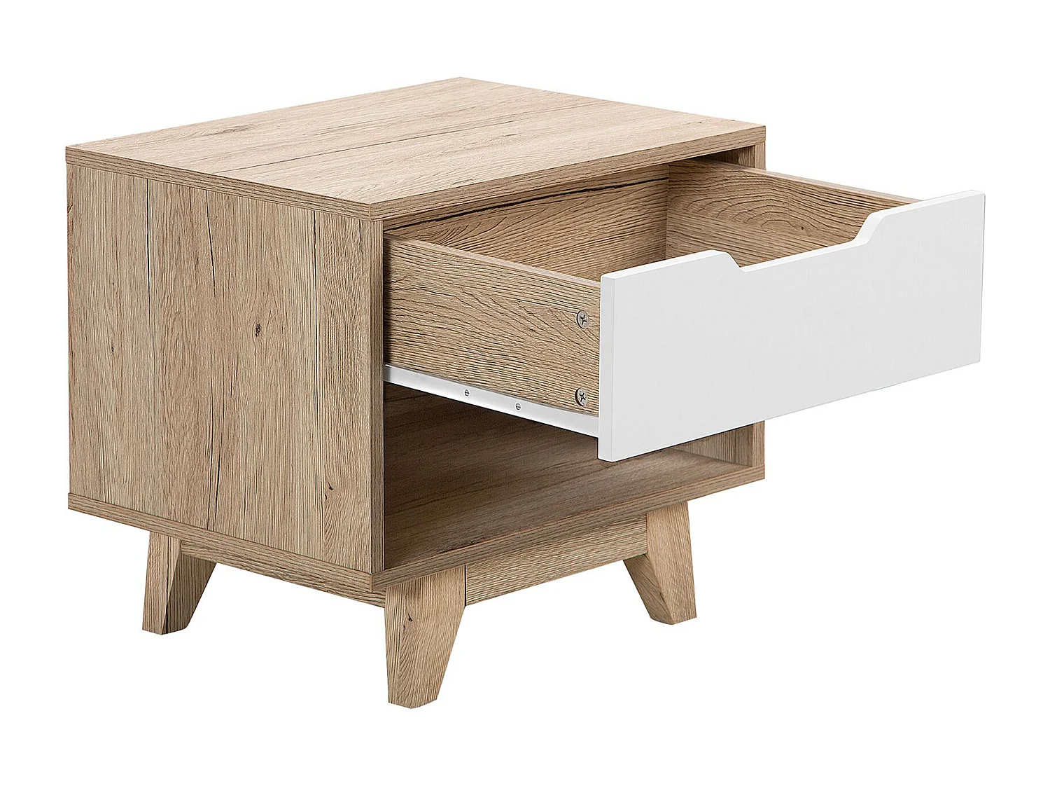 Table de nuit à 1 tiroir SPENCER Blanc