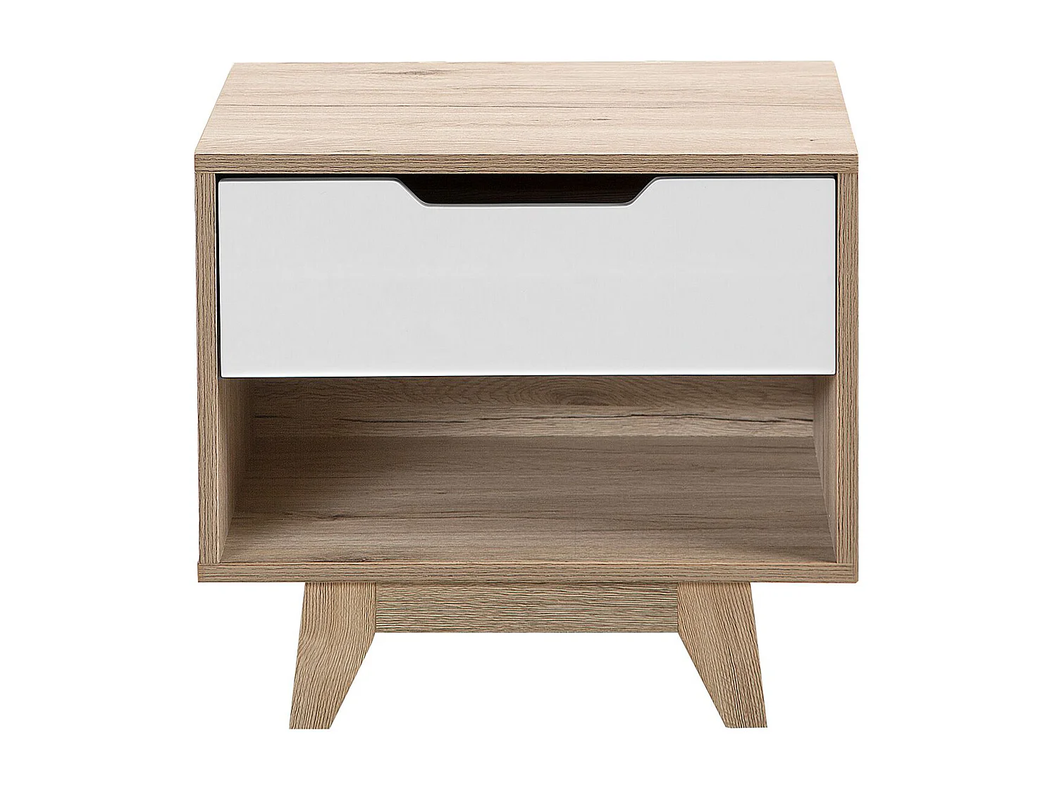 Nachtkastje met 1 lade SPENCER Wit