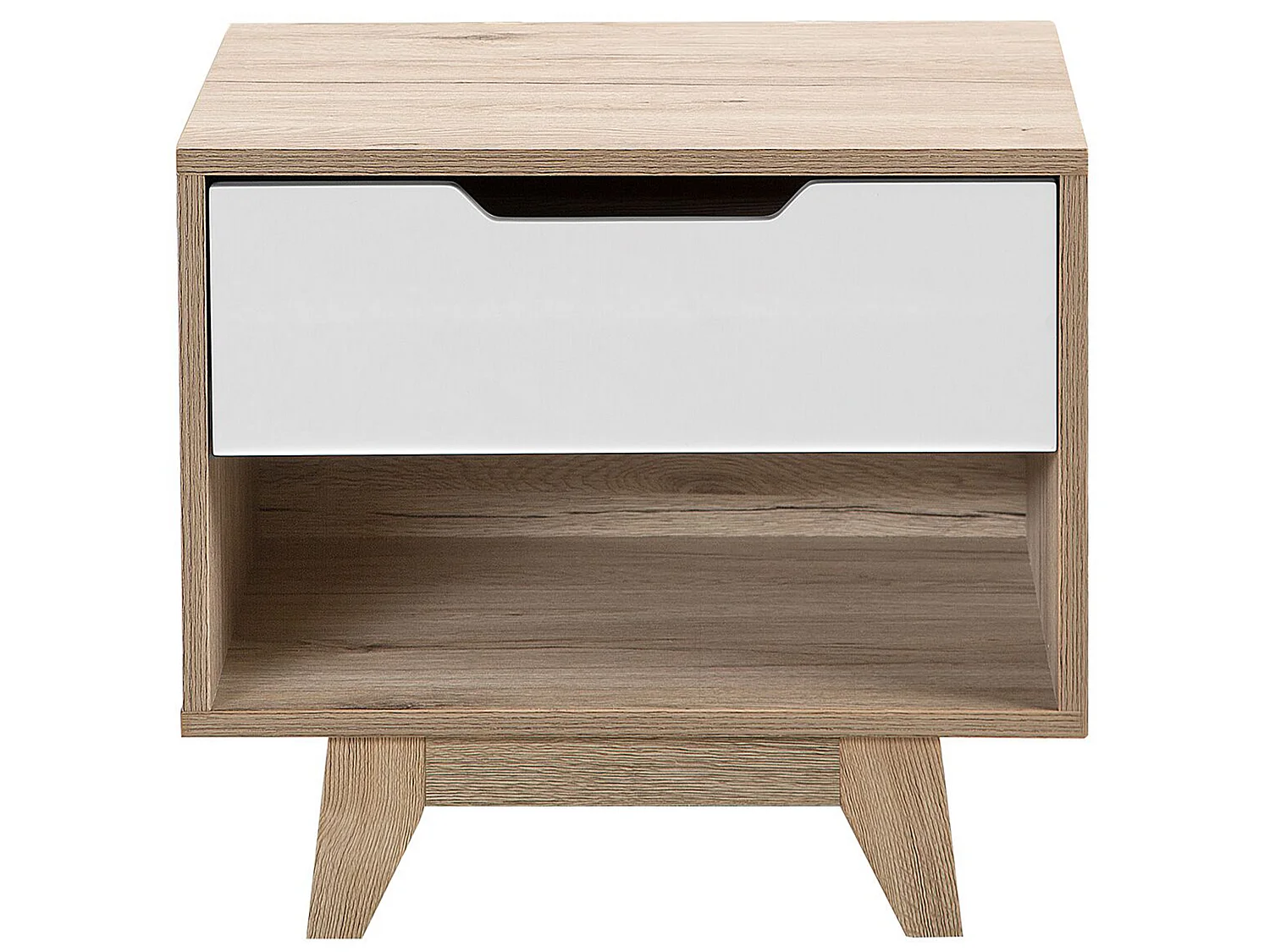 1 Drawer Bedside Table SPENCER White