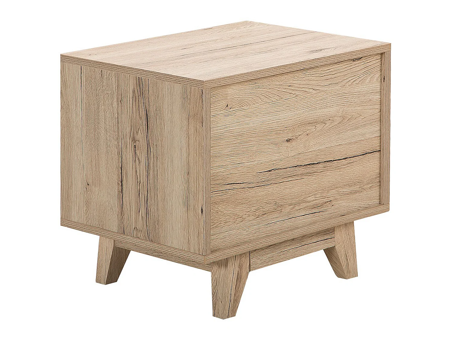 1 Drawer Bedside Table SPENCER White