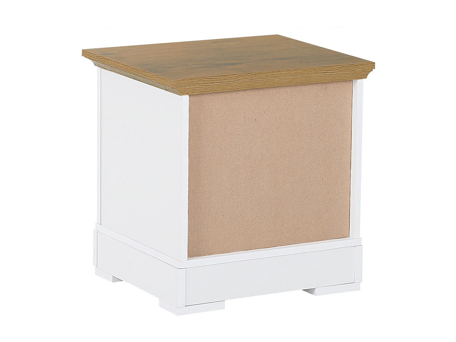 Nachttisch mit 1 Schublade WINGLAY Weiss