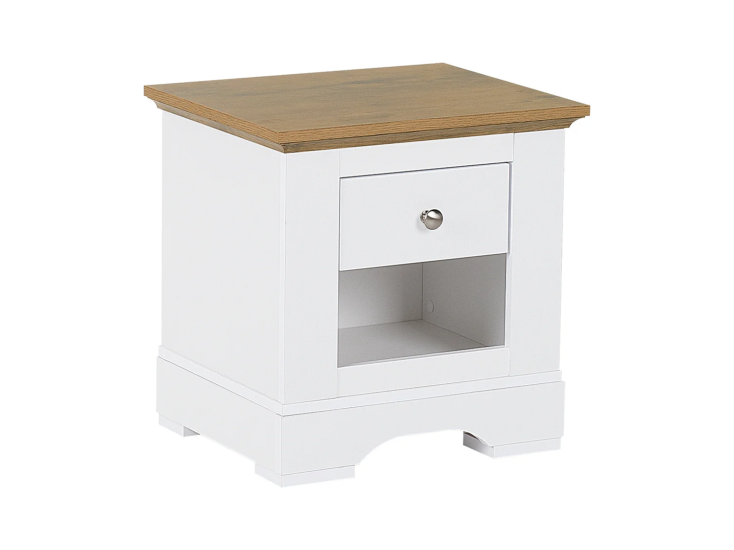 Table de nuit à 1 tiroir WINGLAY Blanc