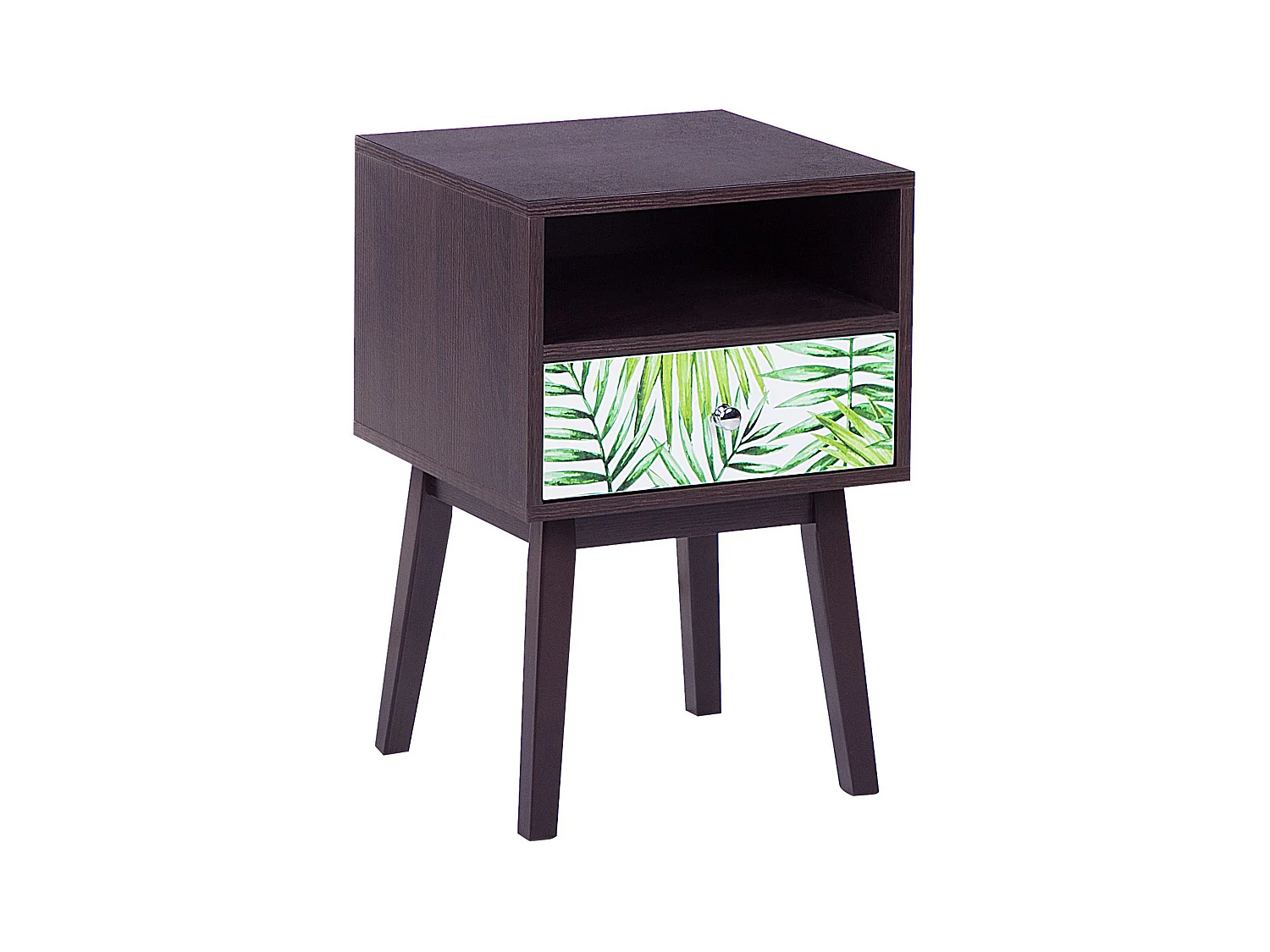 Comodino 1 cassetto RODES Marrone scuro