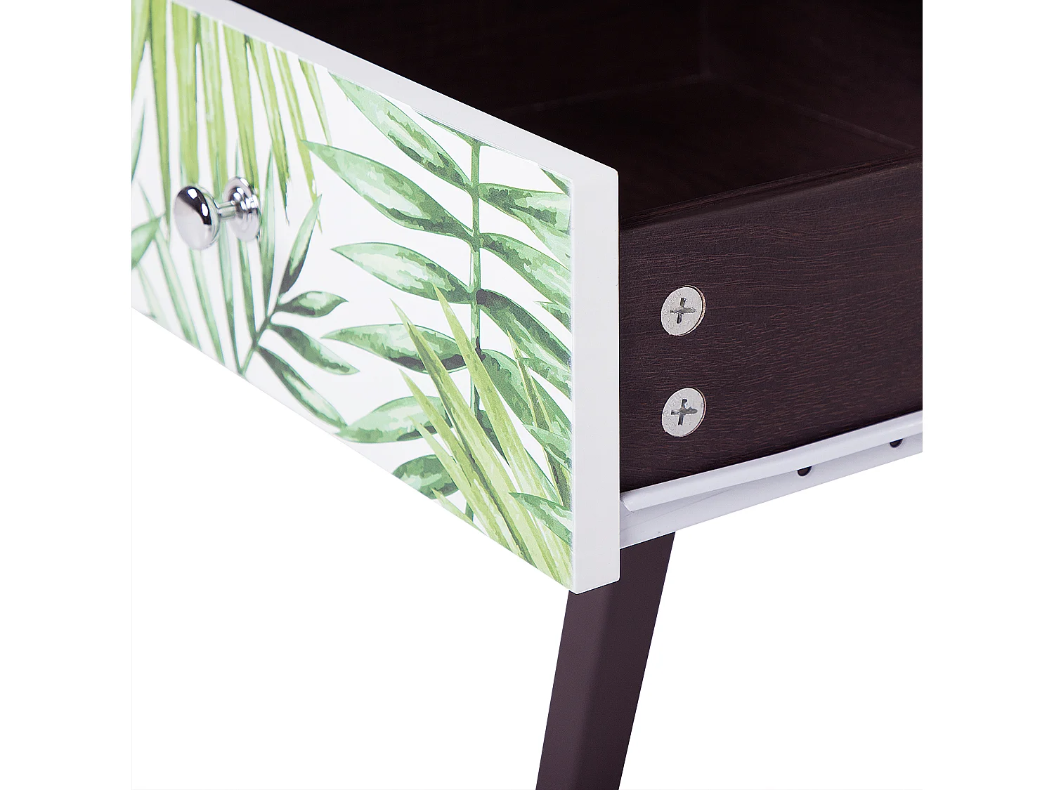 Nachtkastje met 1 lade RODES Donkerbruin