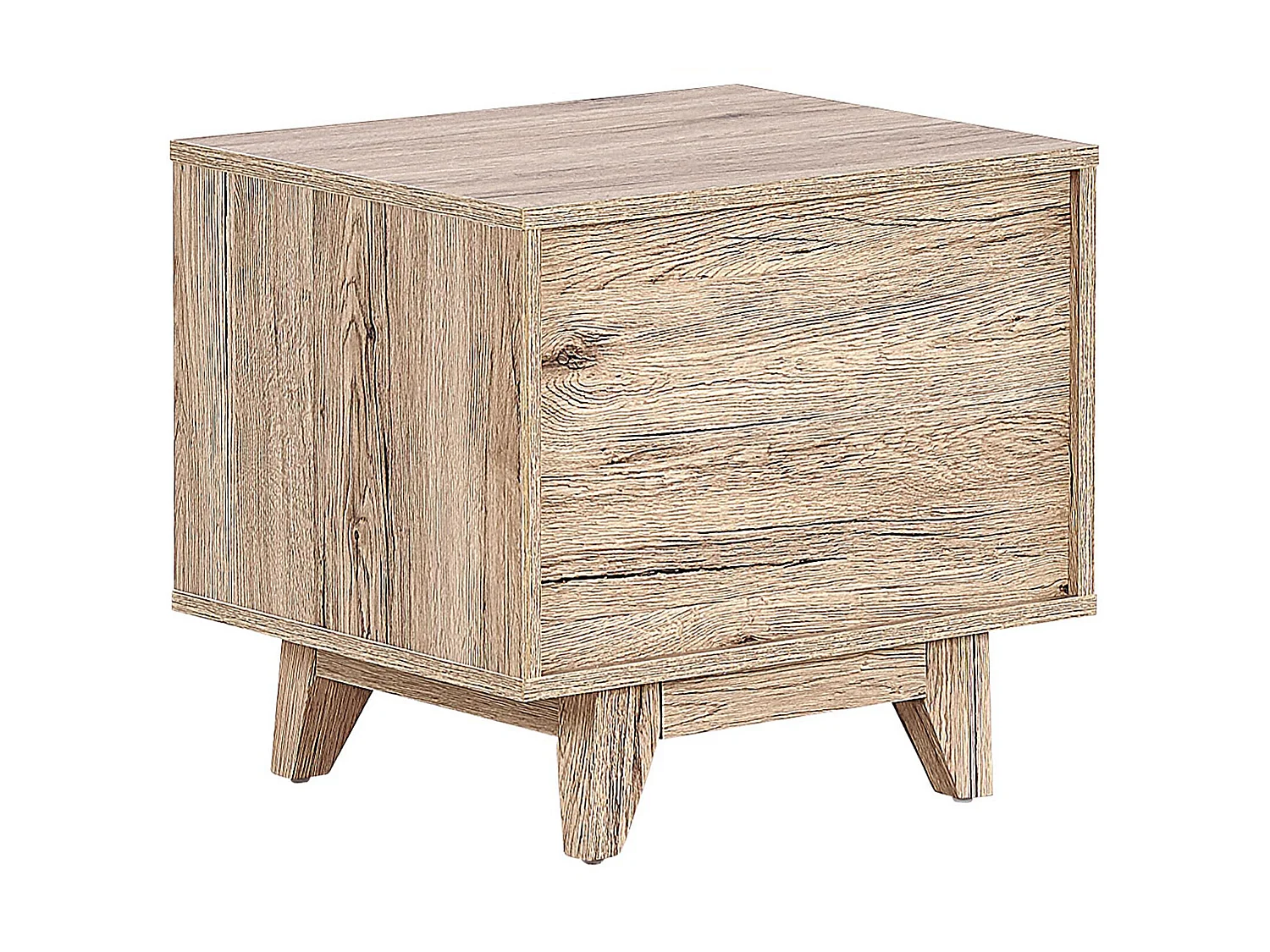 1 Drawer Bedside Table SPENCER Black