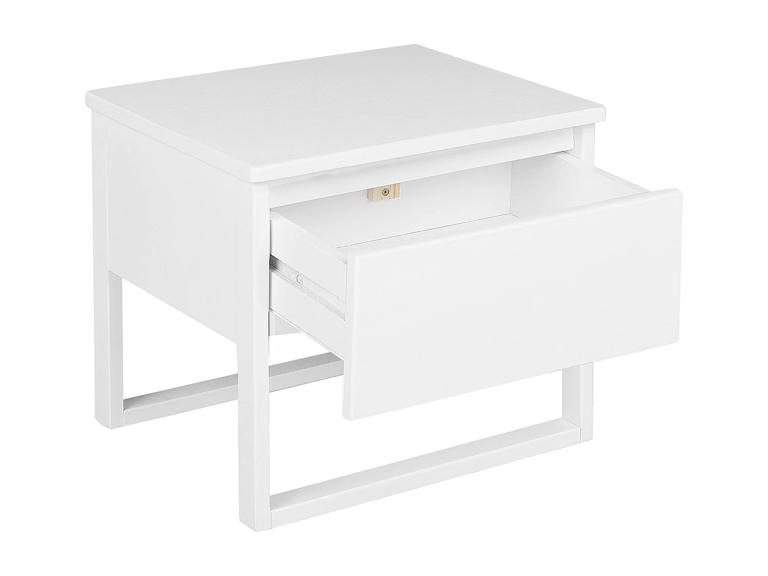 Table de nuit à 1 tiroir GIULIA Bois de pin Blanc