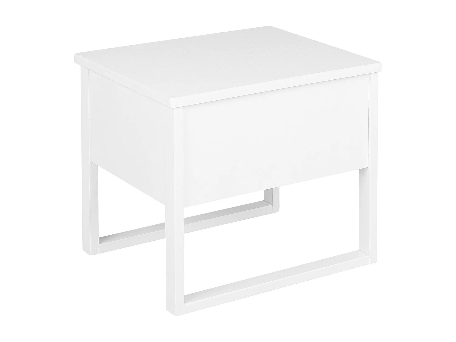 Table de nuit à 1 tiroir GIULIA Bois de pin Blanc