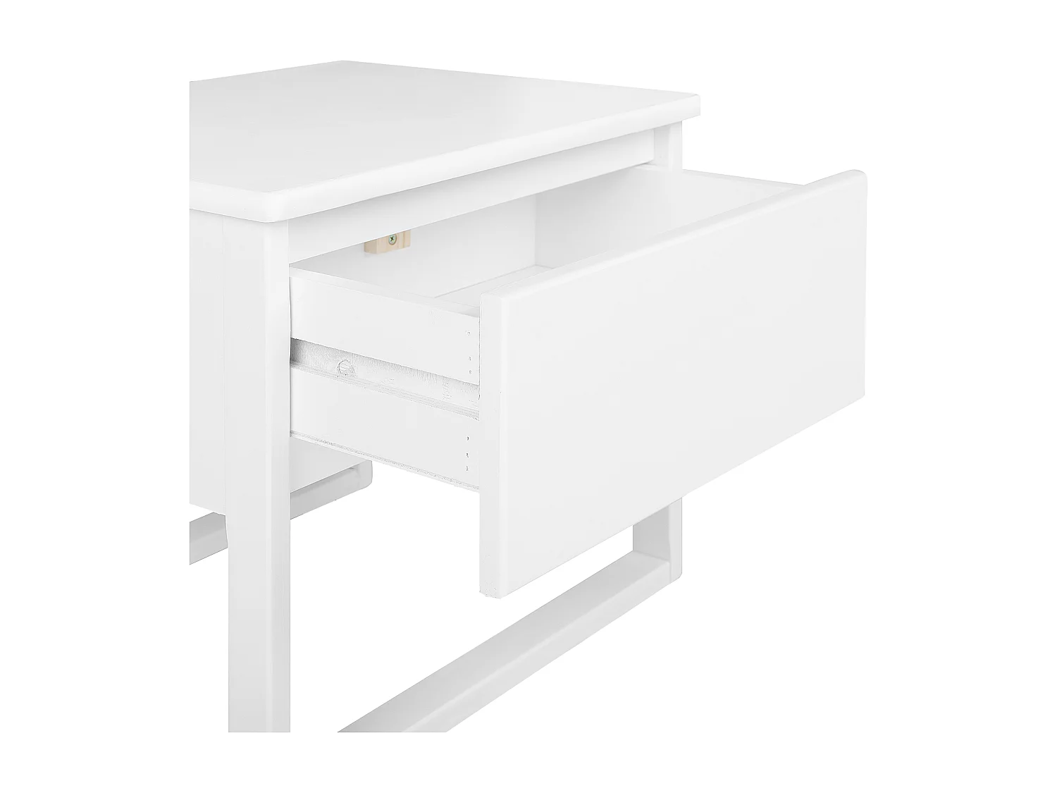 Table de nuit à 1 tiroir GIULIA Bois de pin Blanc