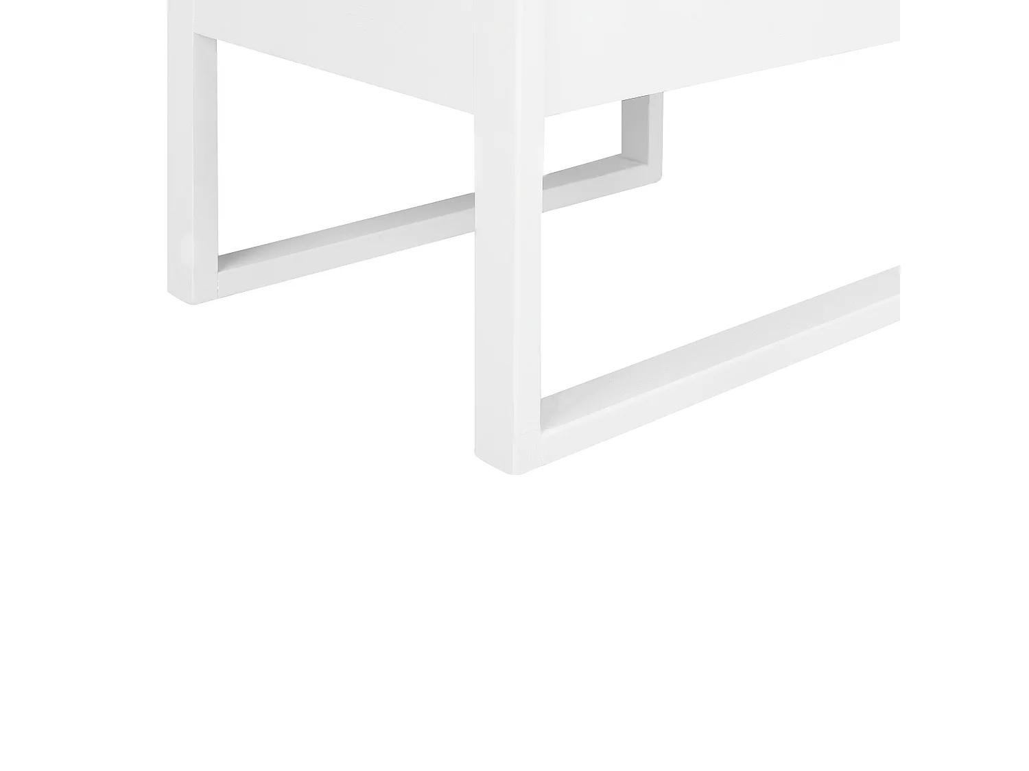 Table de nuit à 1 tiroir GIULIA Bois de pin Blanc