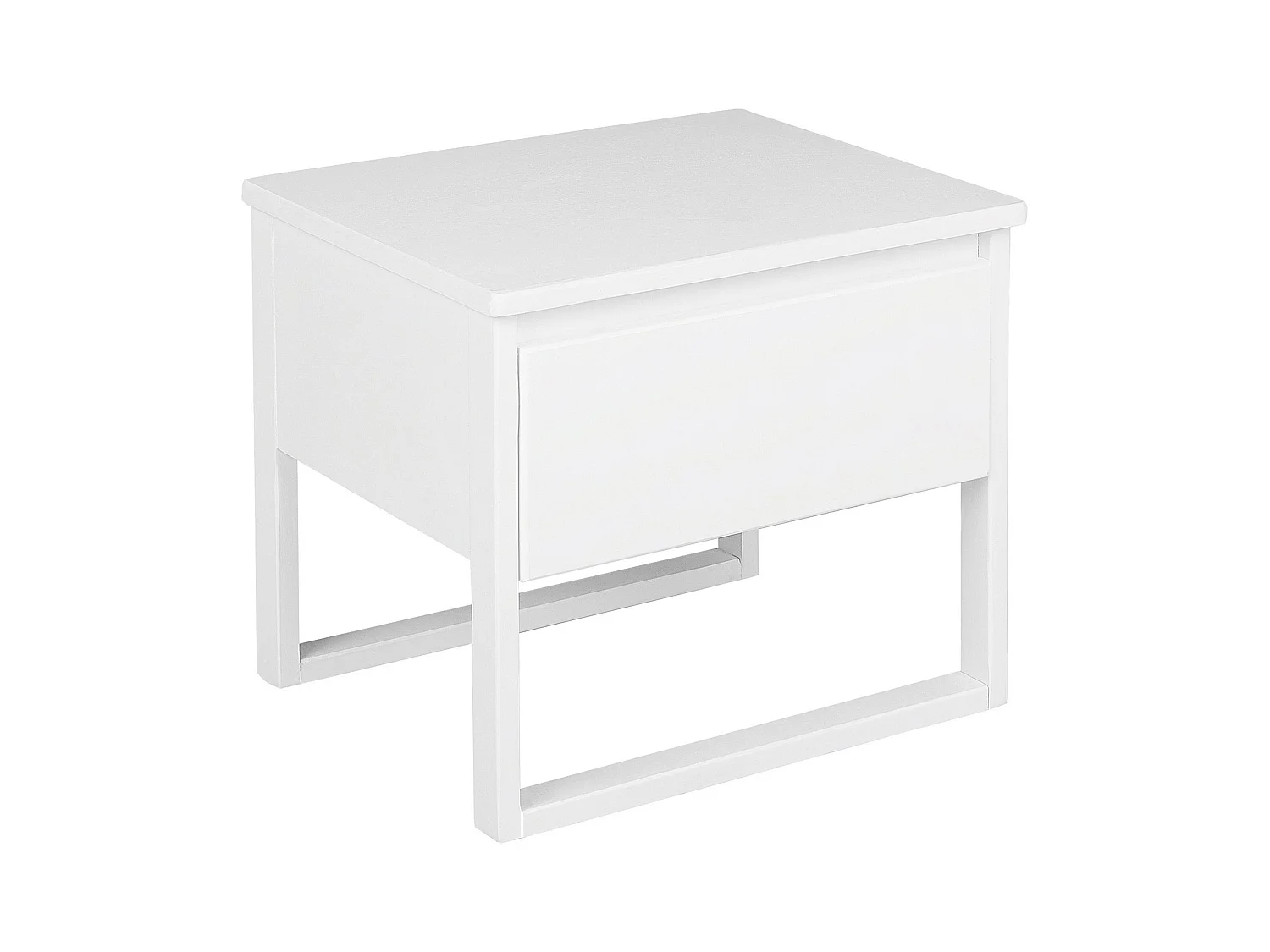 Table de nuit à 1 tiroir GIULIA Bois de pin Blanc