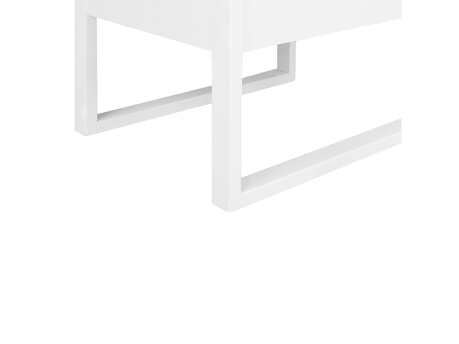 Comodino 1 cassetto GIULIA Legno di pino Bianco