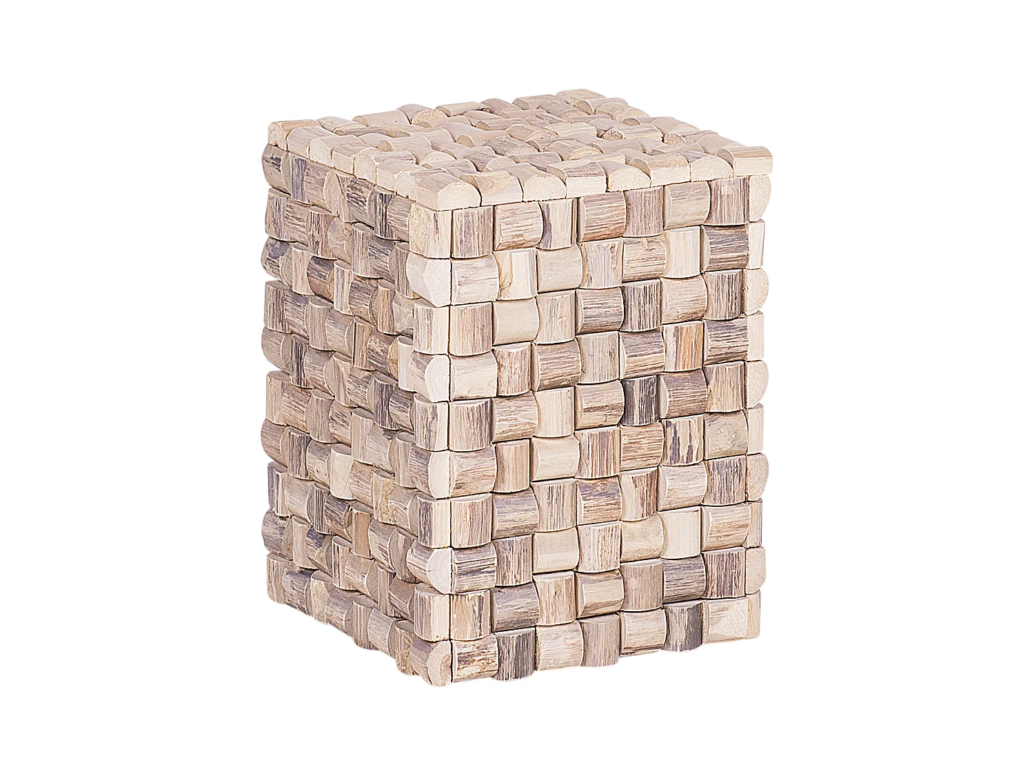 Table d'appoint CAJEME Teck Marron clair