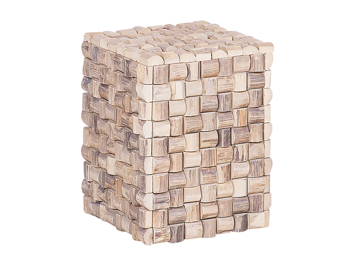 Table d'appoint CAJEME Teck Marron clair