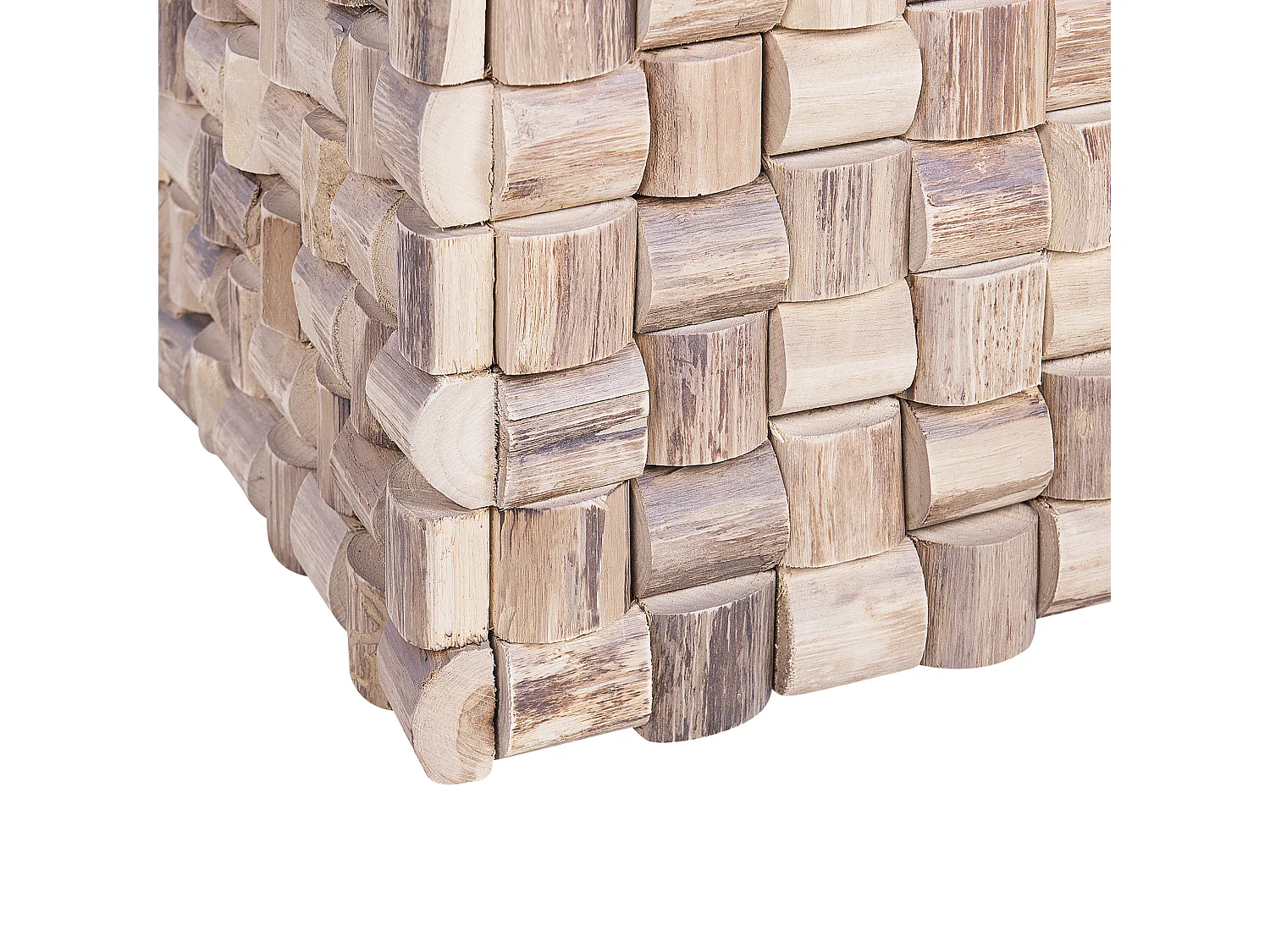 Table d'appoint CAJEME Teck Marron clair