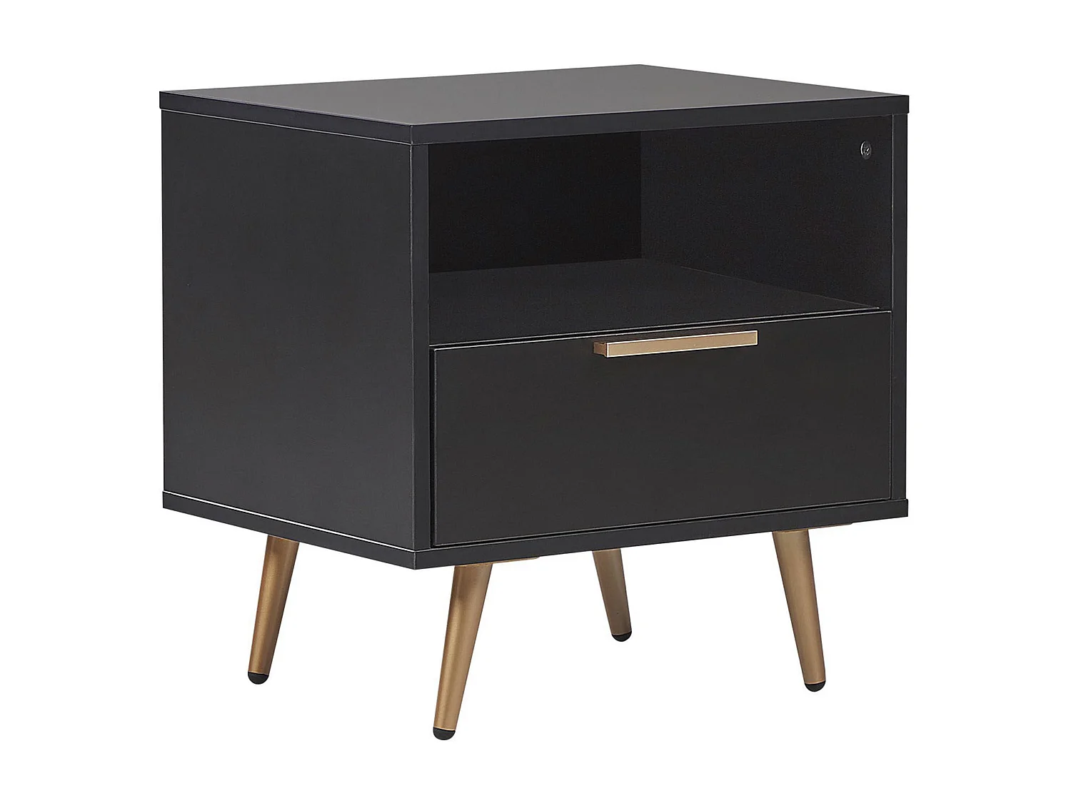 Table de nuit à 1 tiroir INDIO Noir