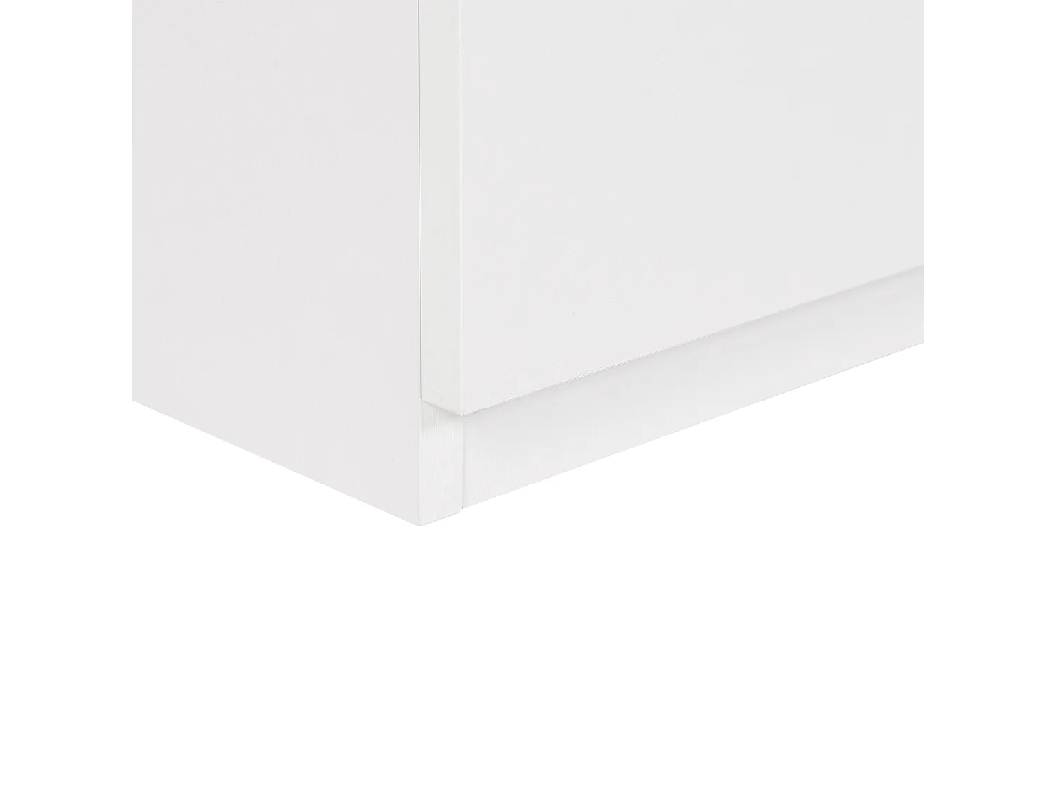 Table de nuit à 2 tiroirs EDISON Blanc