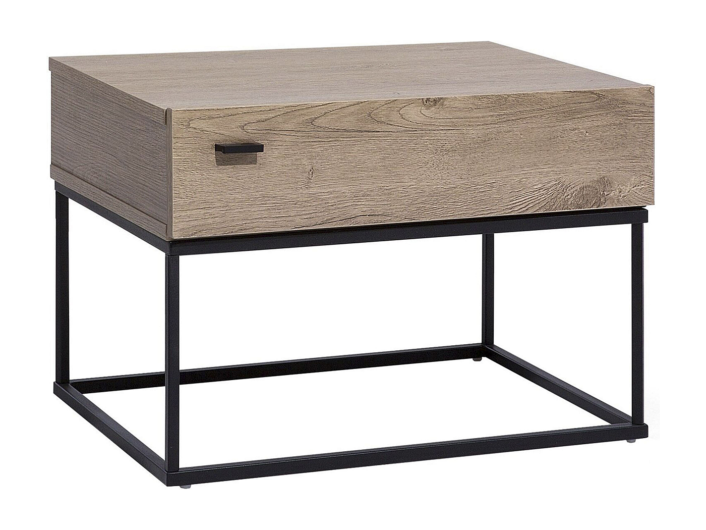 Table de chevet effet bois foncé CAIRO