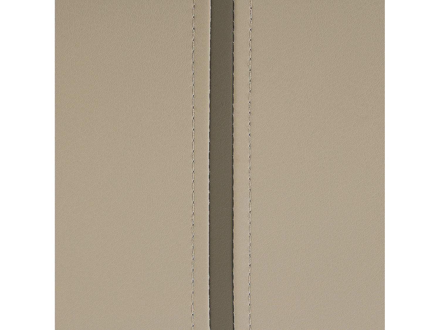 Nachttisch mit Schublade und Fach Kunstleder beige Glamour Look Betin