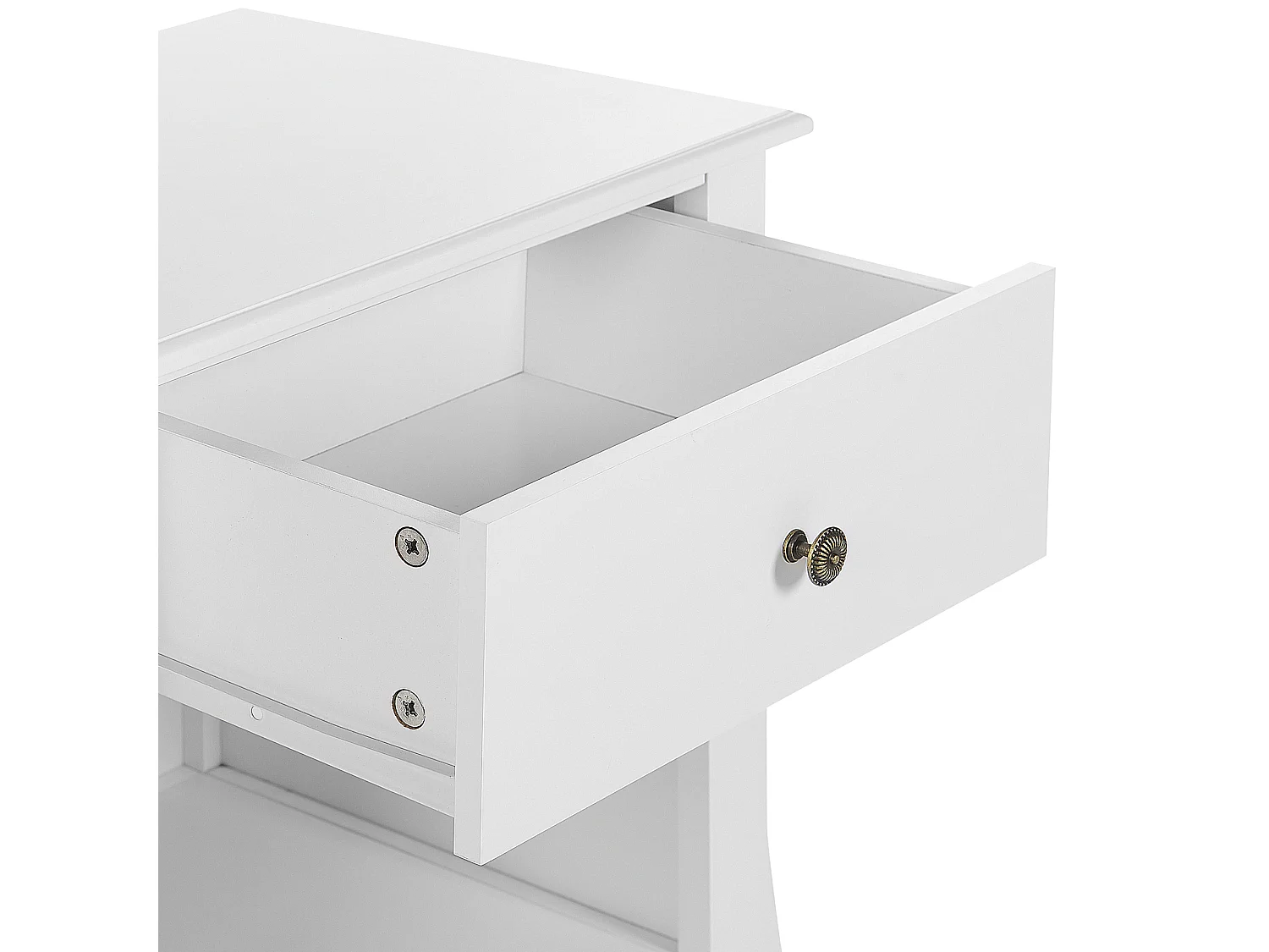 Table de nuit à 1 tiroir LANE Blanc