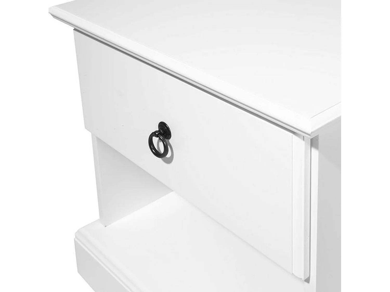 Table de nuit à 1 tiroir GILBERT Blanc