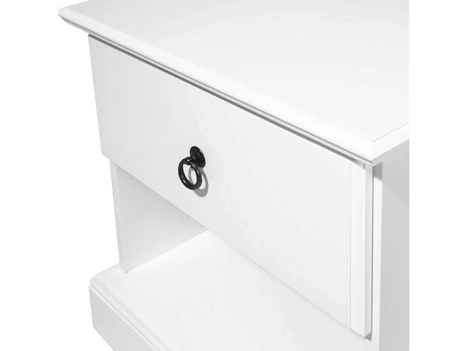 Table de nuit à 1 tiroir GILBERT Blanc