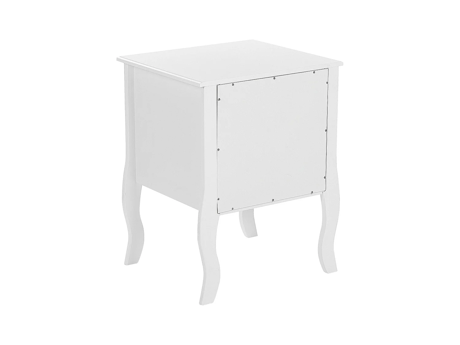 Nachttisch mit 2 Schubladen LANE Weiss