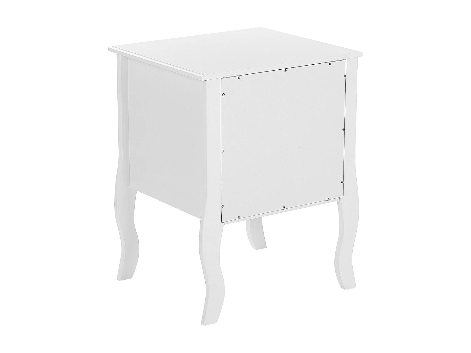 Nachttisch mit 2 Schubladen LANE Weiss