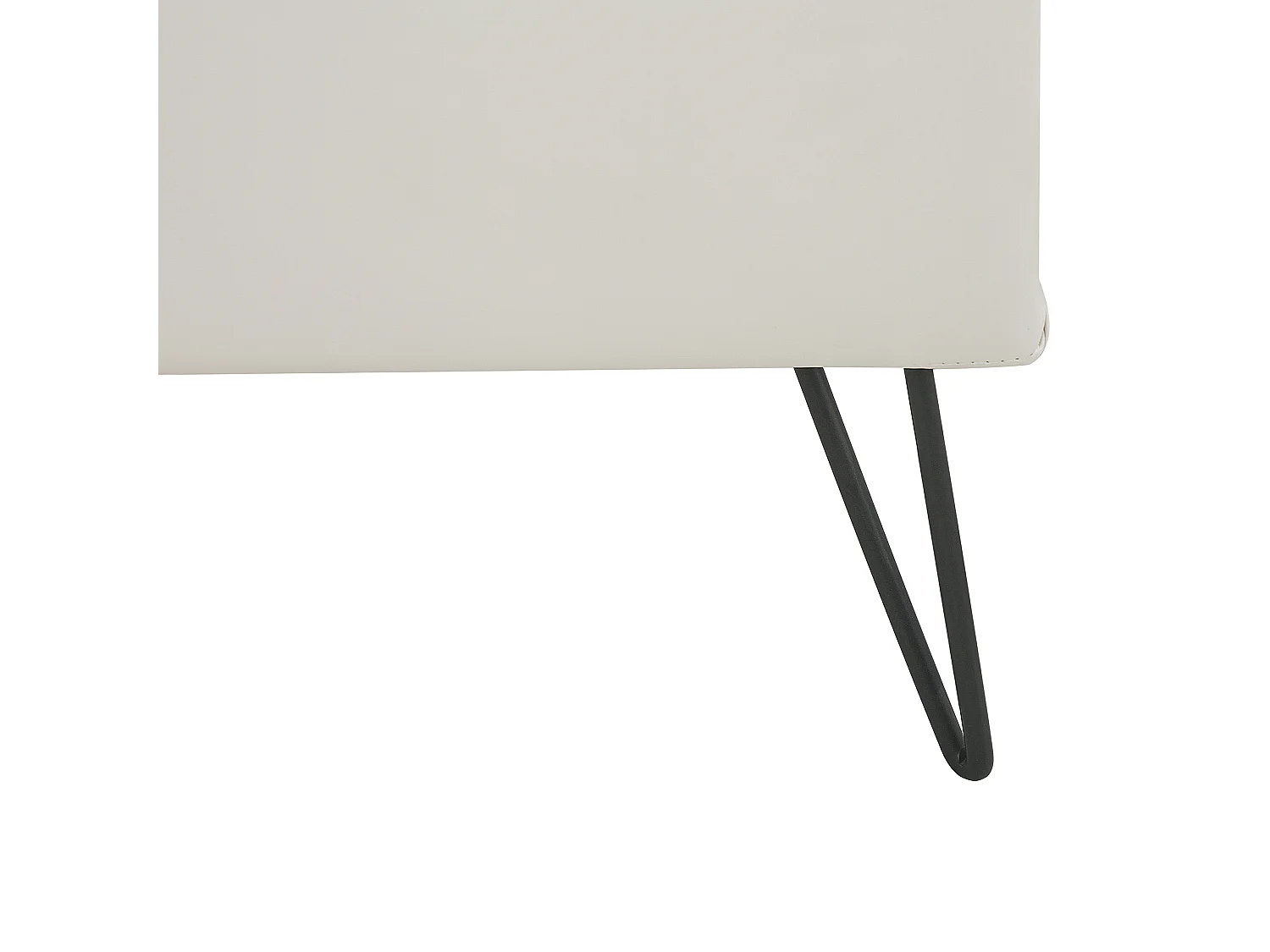 Nachtkastje met 1 lade BETIN Kunstleer Wit