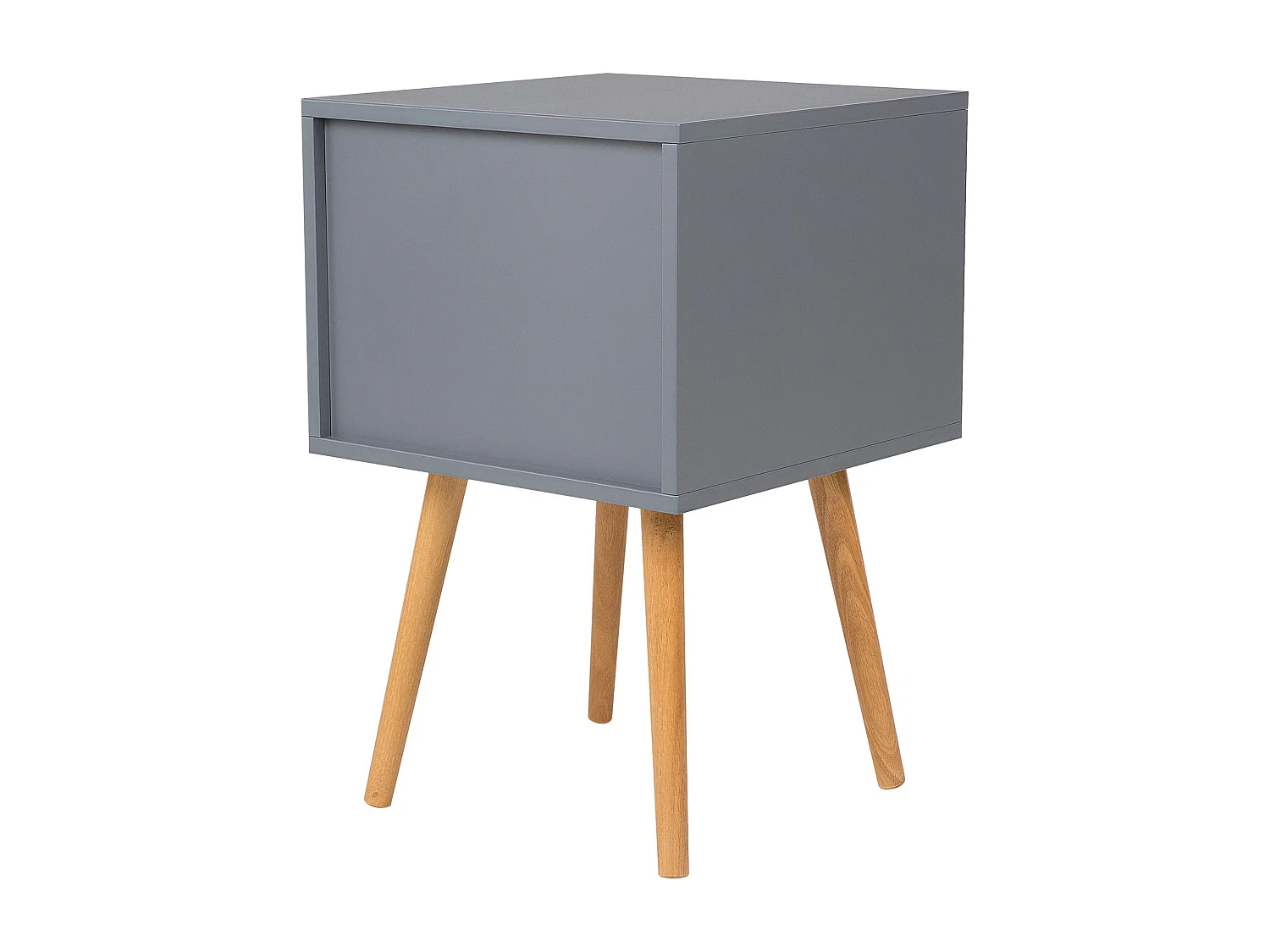 Comodino 2 cassetti ALABAMA Grigio