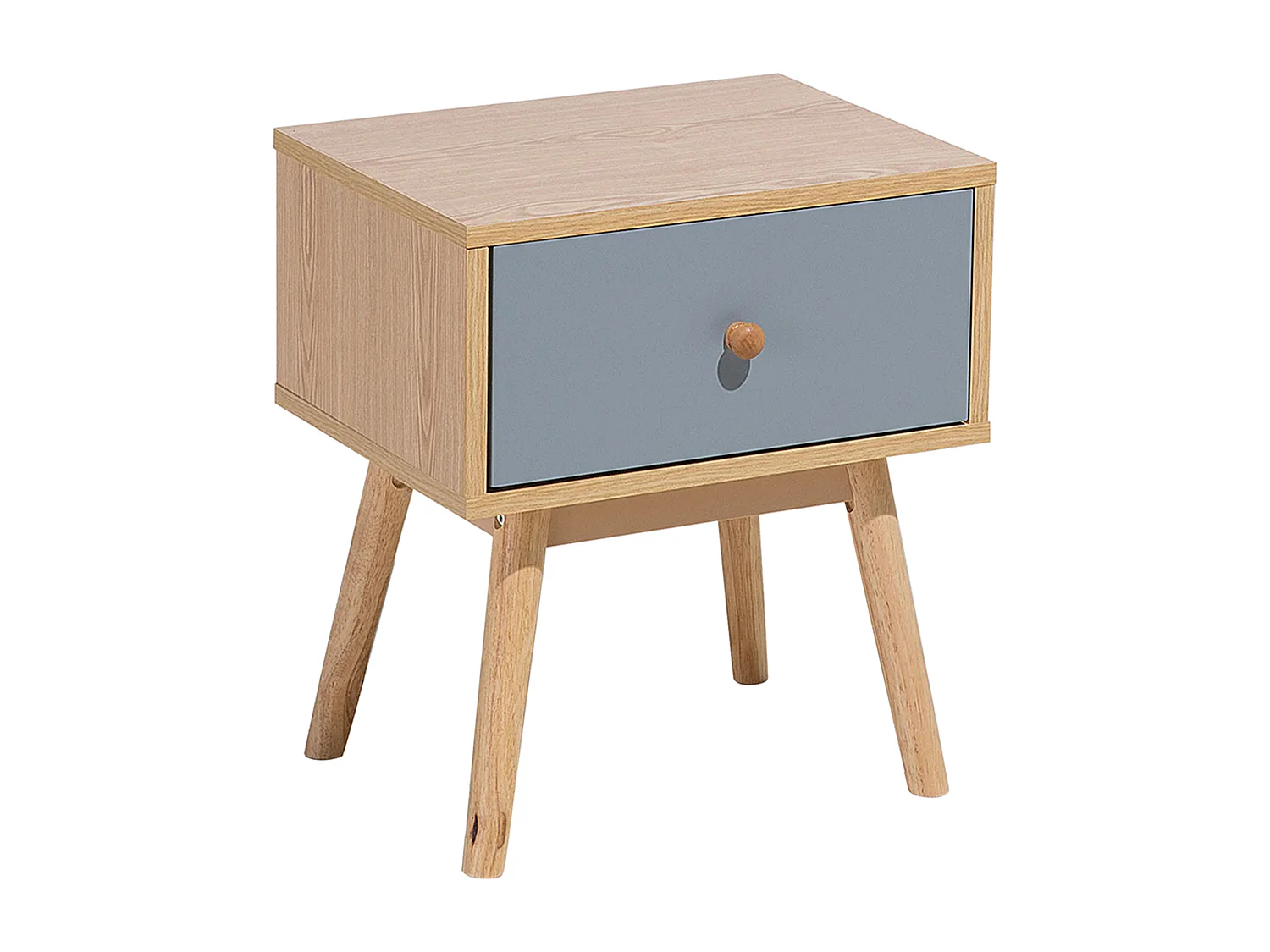 Nachtkastje met 1 lade ARVADA Lichtbruin