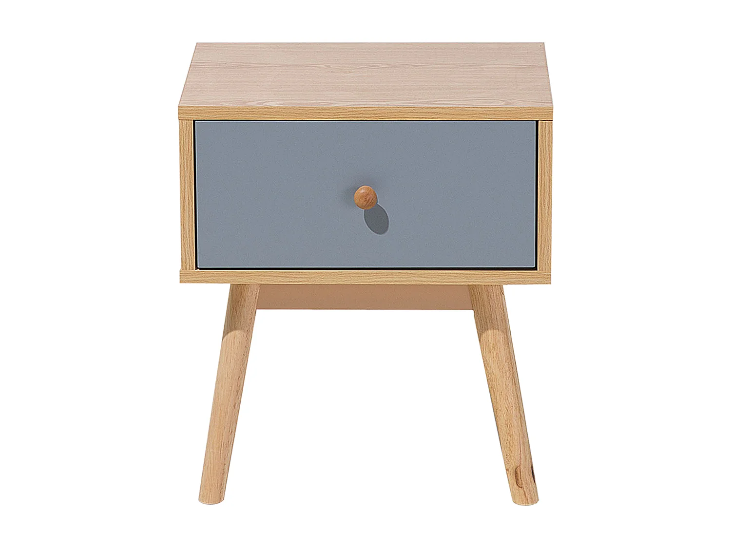 Comodino 1 cassetto ARVADA Marrone chiaro