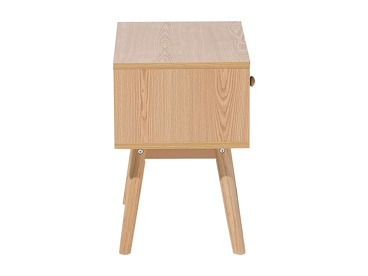 Comodino 1 cassetto ARVADA Marrone chiaro