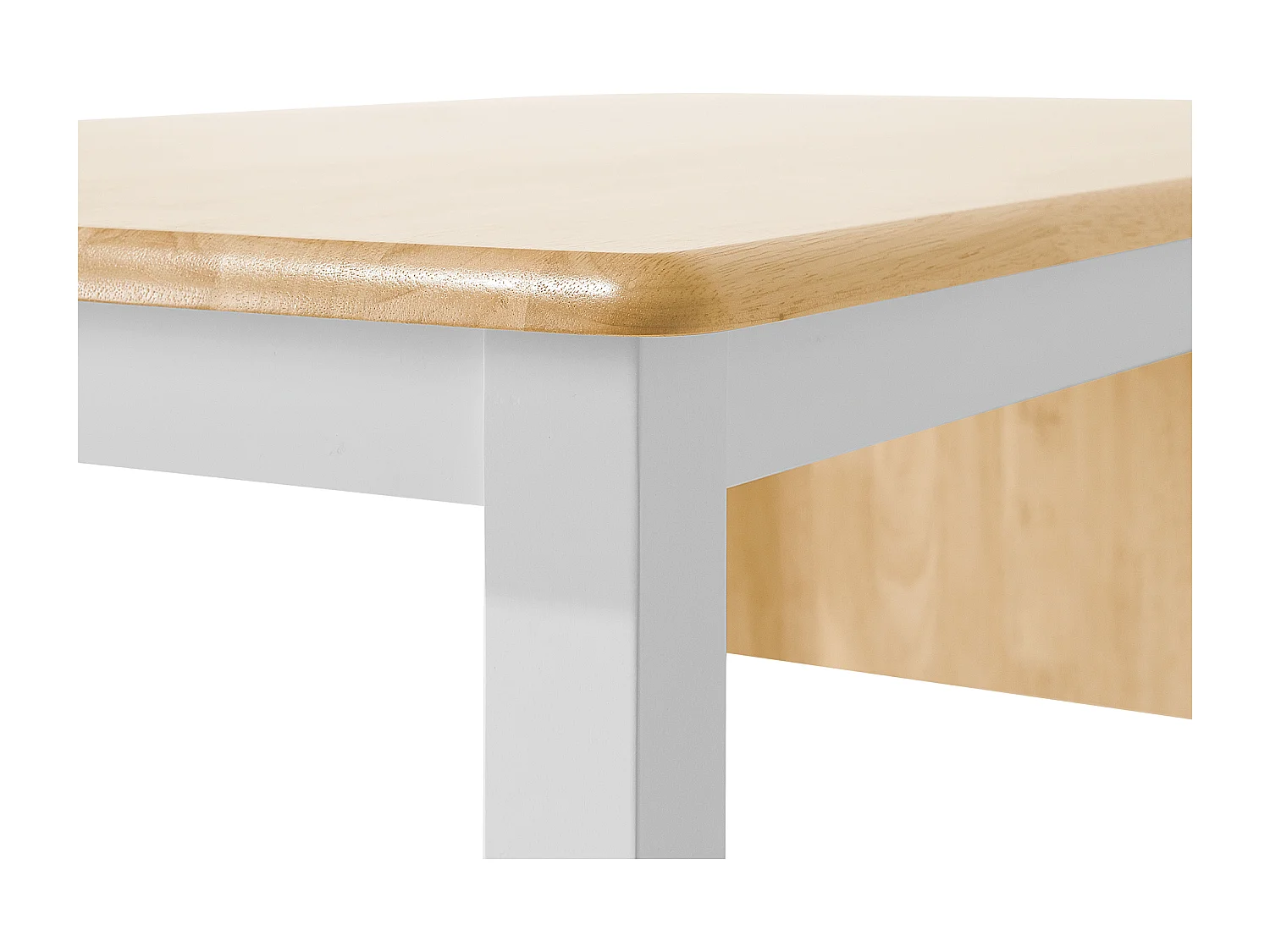 Eettafel uitschuifbaar LOUISIANA Lichtbruin 120/160 cm 75 cm Hout