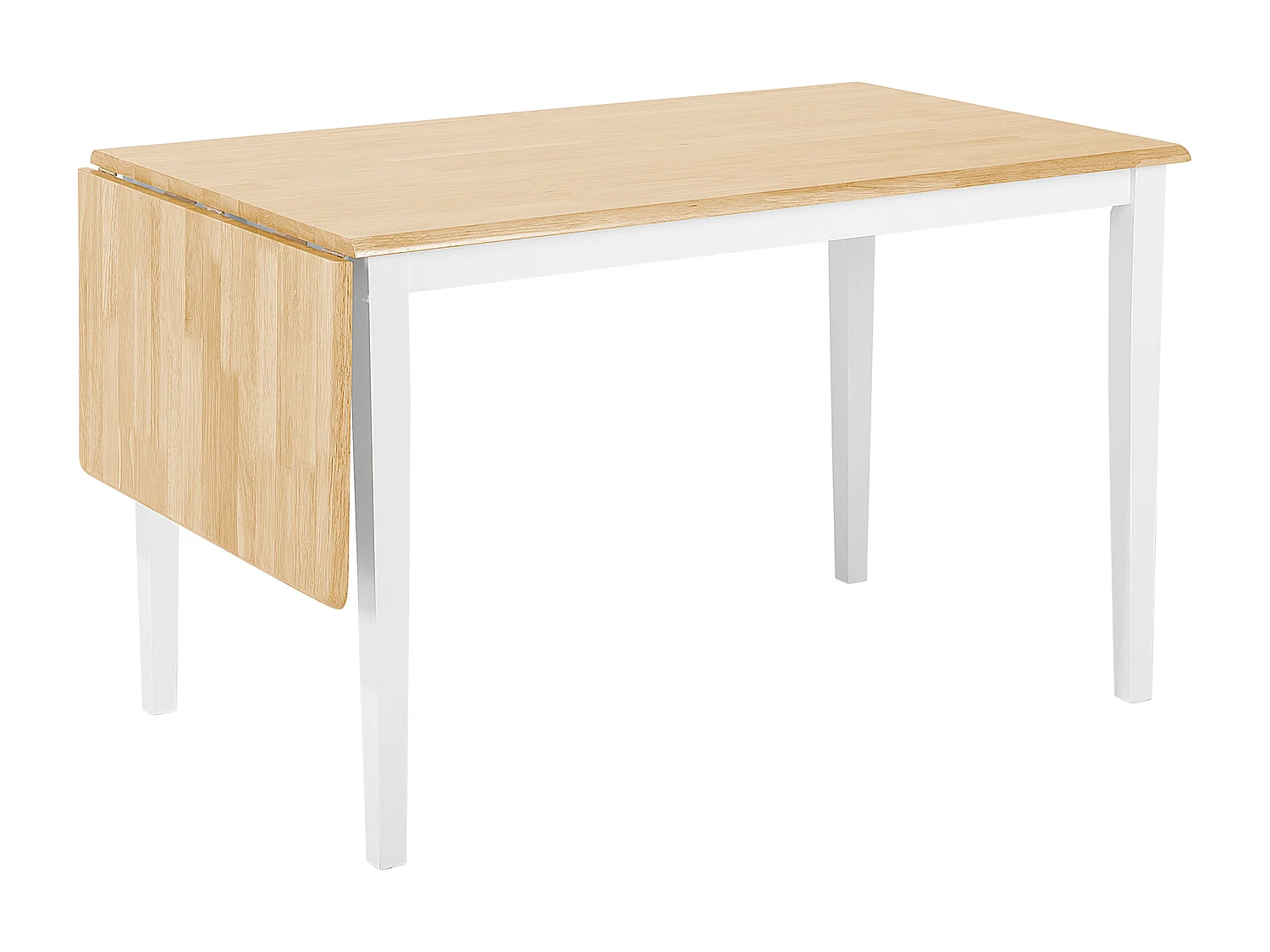 Stół do jadalni rozkładany LOUISIANA Jasnobrązowy 120/160 cm 75 cm Drewno