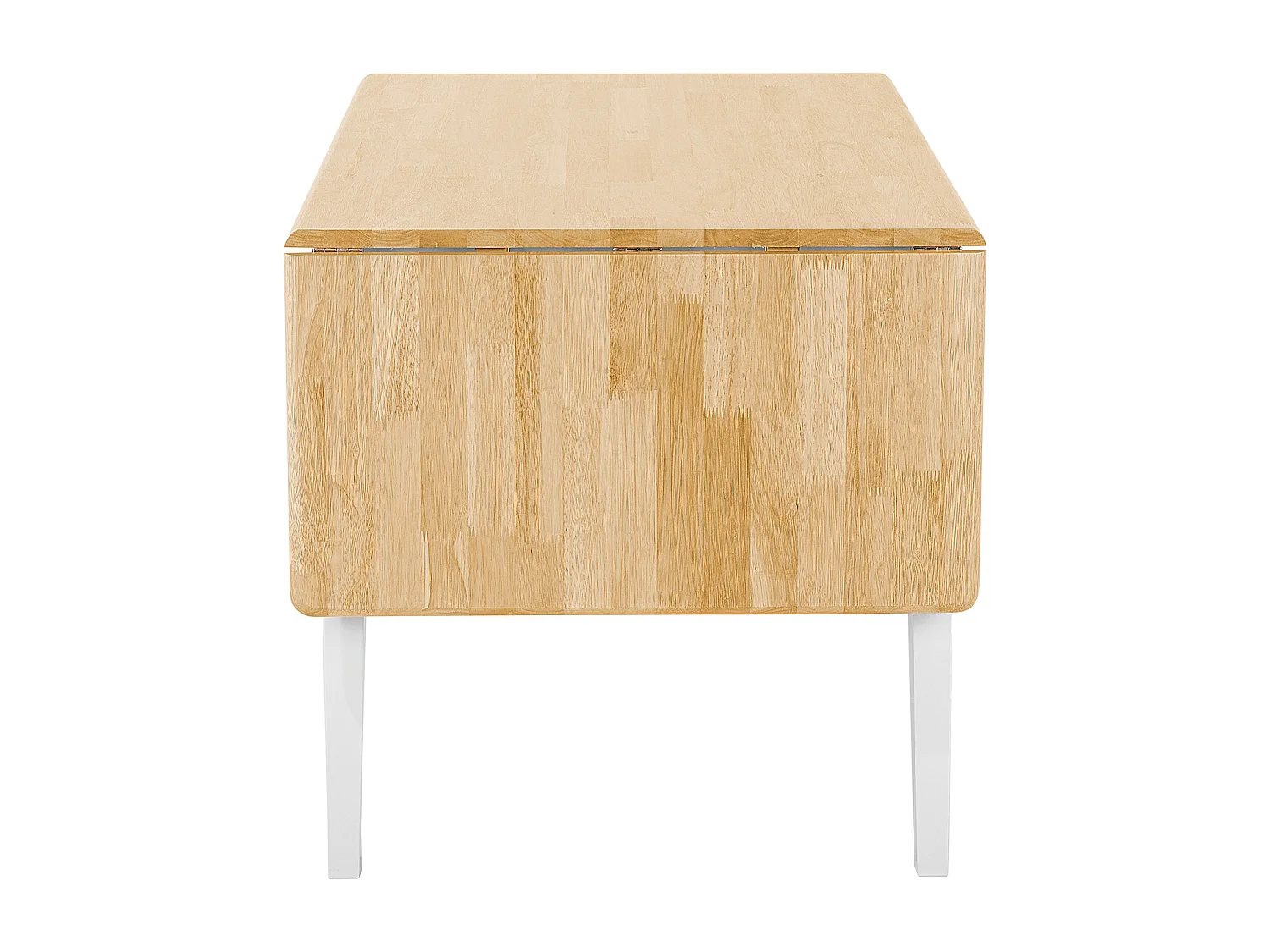 Table de salle à manger extensible LOUISIANA Marron clair 120/160 cm 75 cm Bois