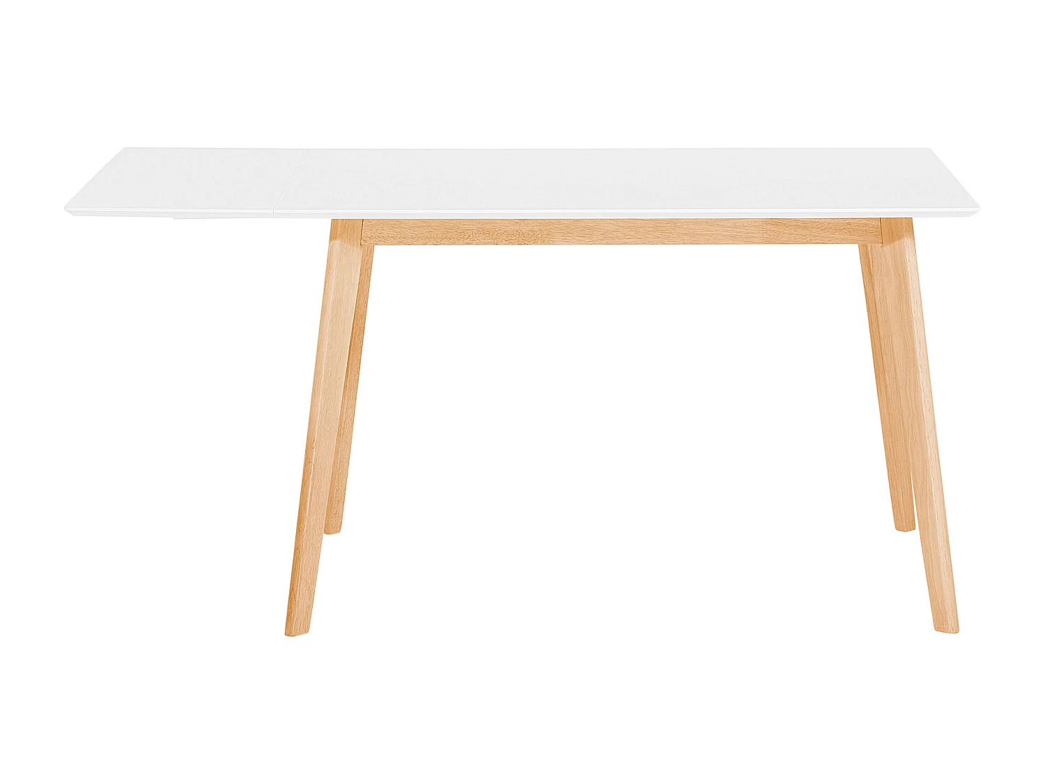 Mesa de jantar extensível MEDIO Branco 120/155 cm 80 cm
