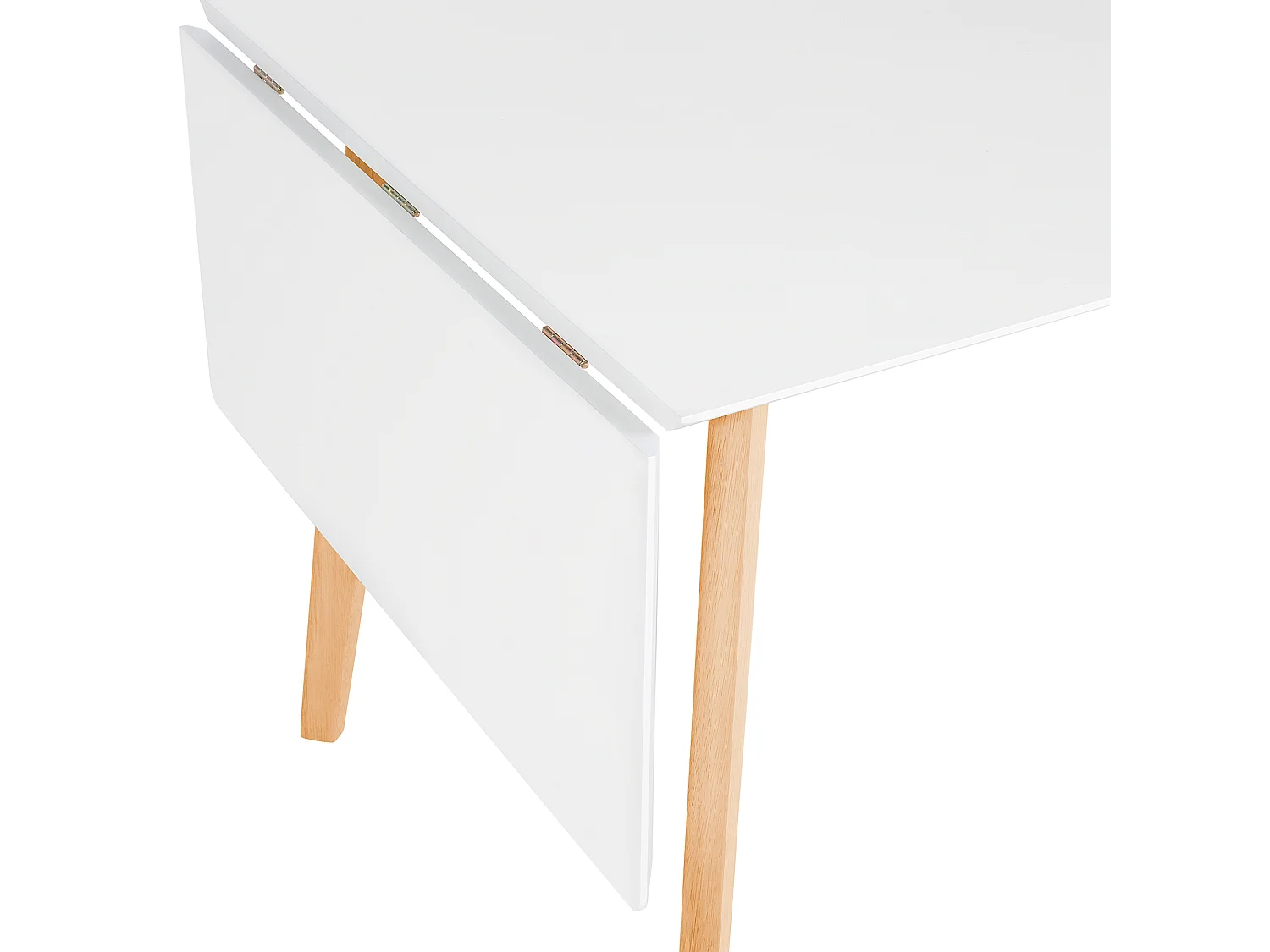 Mesa de jantar extensível MEDIO Branco 120/155 cm 80 cm