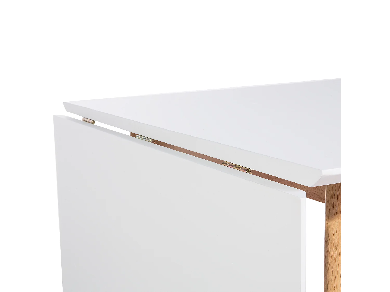 Mesa de jantar extensível MEDIO Branco 120/155 cm 80 cm