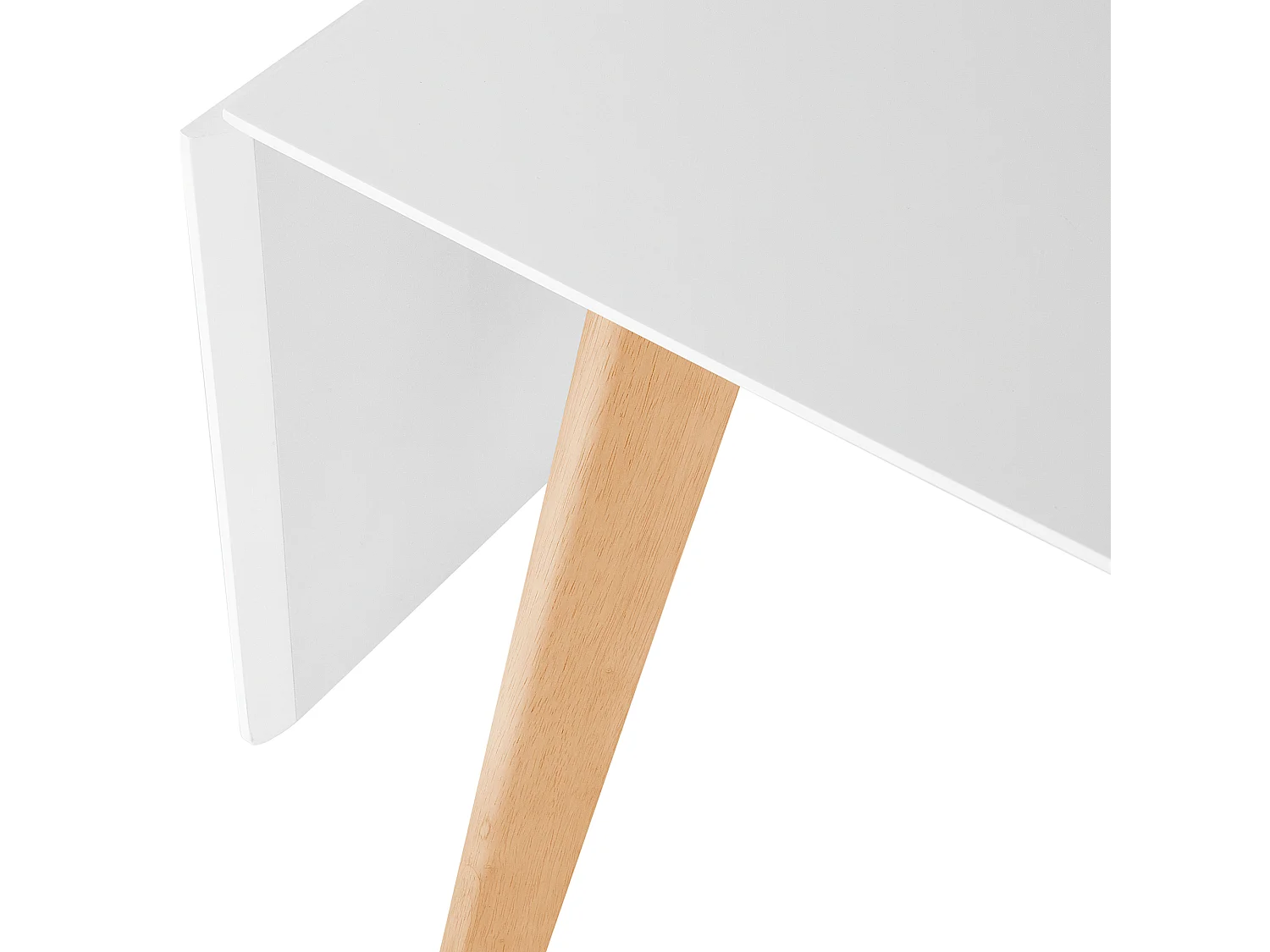 Mesa de jantar extensível MEDIO Branco 120/155 cm 80 cm