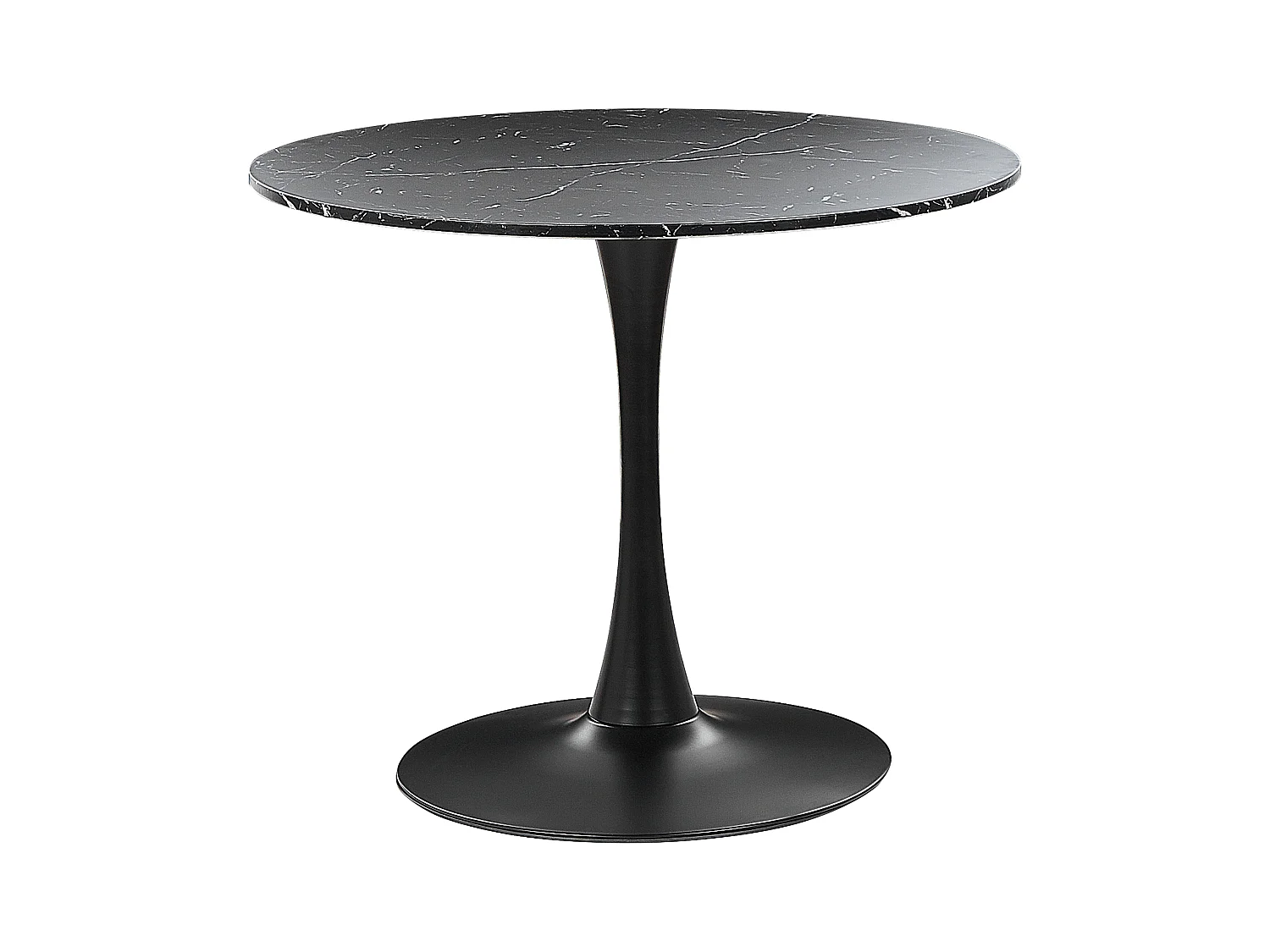 Table de repas BOCA Marbre noir 90 cm 90 cm