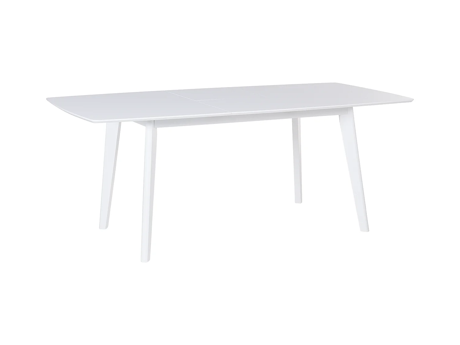 Table de salle à manger extensible SANFORD Blanc 150/195 cm 90 cm