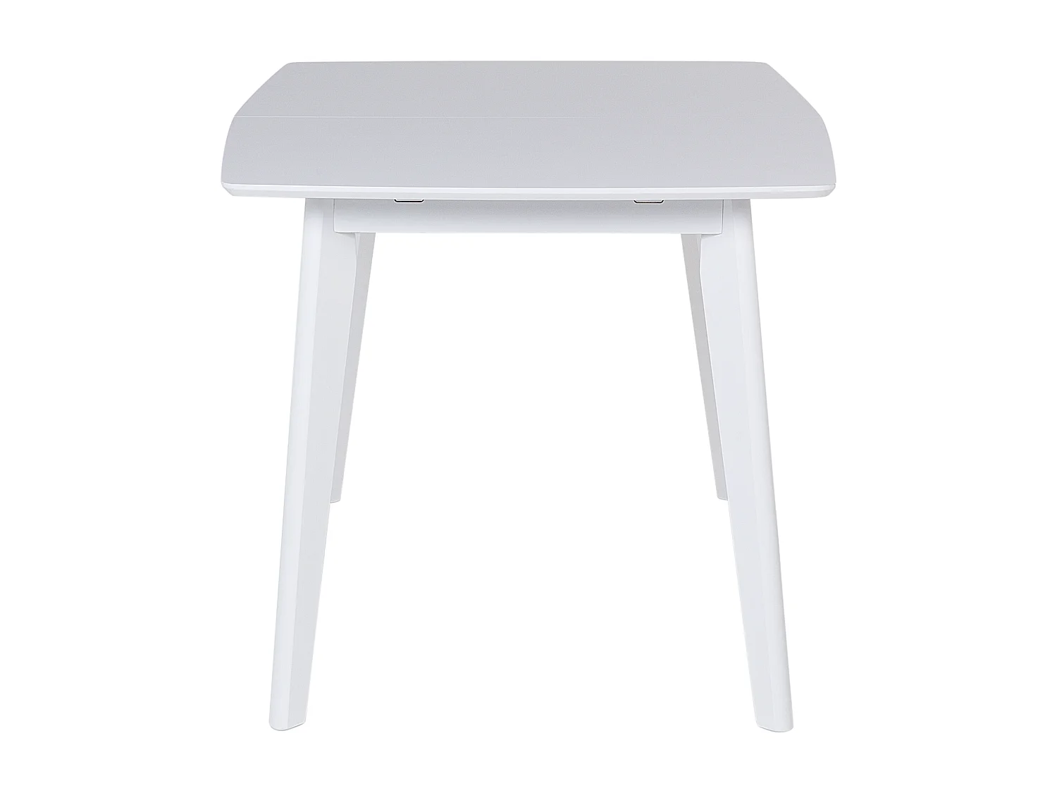 Ausziehbarer Esstisch SANFORD Weiss 150/195 cm 90 cm