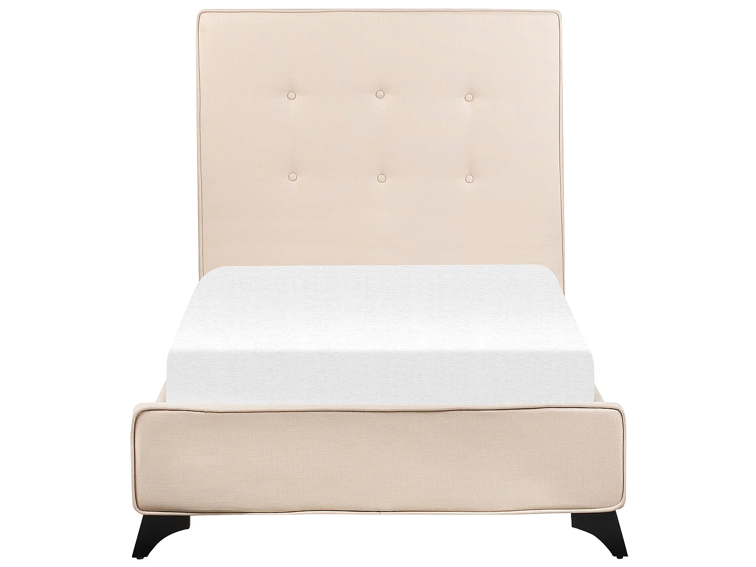 Säng med lamellram AMBASSADOR 90 x 200 cm Beige