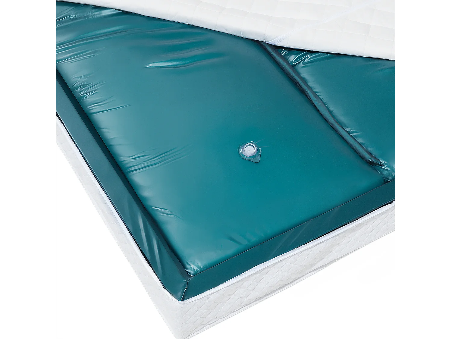 Waterbed Kunstleer ZEN 180 x 200 cm Natuurlijk essenhout