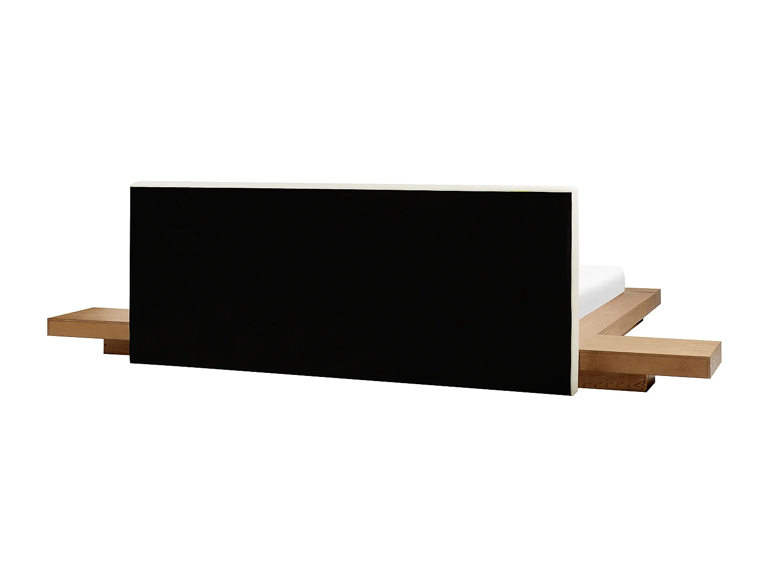 Wasserbett Kunstleder ZEN 180 x 200 cm Naturfarbene Esche