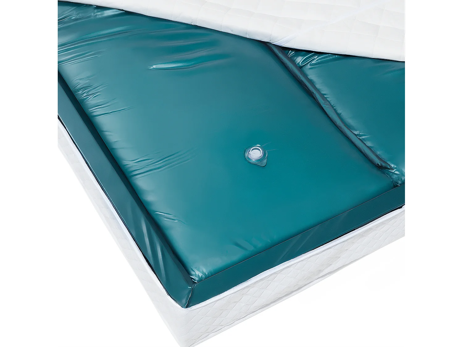 Wasserbett Kunstleder ZEN 180 x 200 cm Naturfarbene Esche