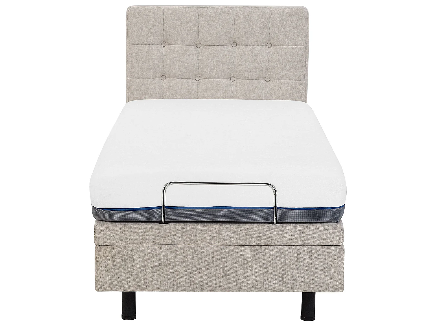 Lit réglable Tissu DUKE 80 x 200 cm Beige