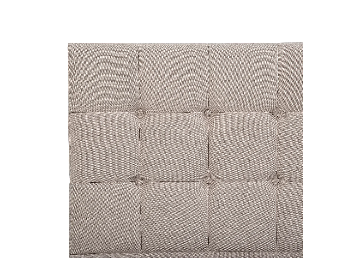 Lit Boxspring Tissu ADMIRAL 90 x 200 cm Beige sable