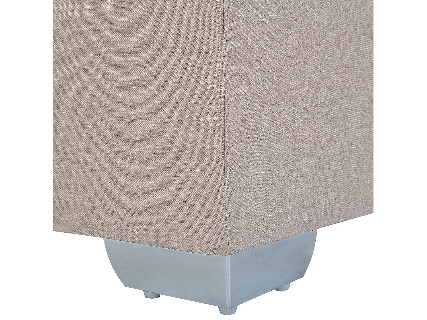 Lit Boxspring Tissu ADMIRAL 90 x 200 cm Beige sable